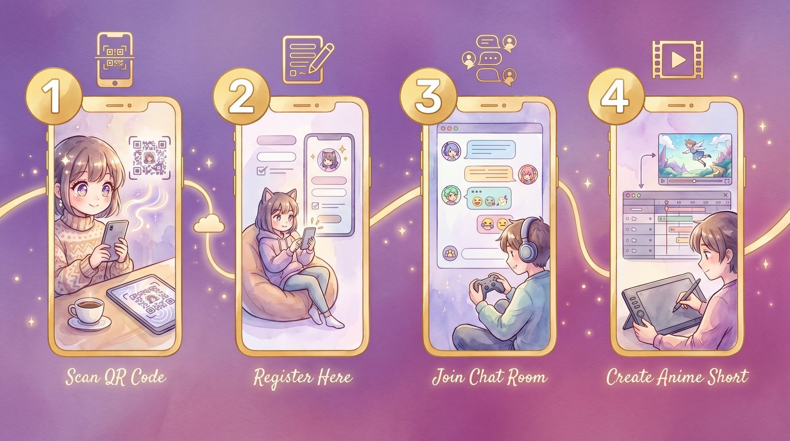 抖音揭秘动漫社区加入流程图